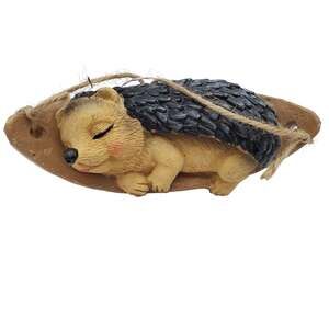 Hedgehog Haning Figurine - 7"